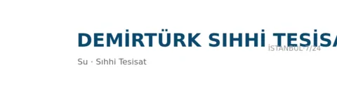 Demirtürk Sıhhi Tesisat profil fotoğrafı
