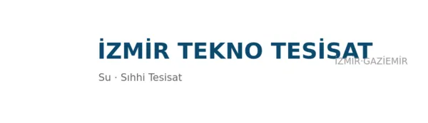 İzmir Tekno Tesisat - Firma logosu