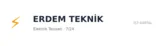 Erdem Teknik - Elektrik Tesisatı ustası