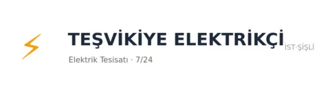 Teşvikiye Elektrikçi profil fotoğrafı