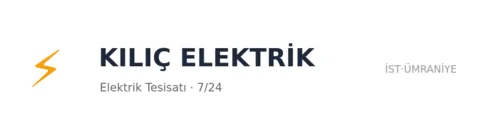 Kılıç Elektrik profil fotoğrafı
