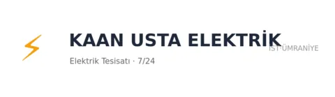 Kaan Usta Elektrik profil fotoğrafı