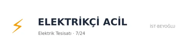 Elektrikçi Acil - Firma logosu