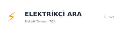 Elektrikçi Ara profil fotoğrafı