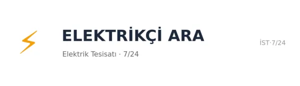 Elektrikçi Ara - Firma logosu