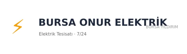 Bursa Onur Elektrik - Firma logosu