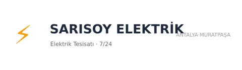Sarısoy Elektrik profil fotoğrafı