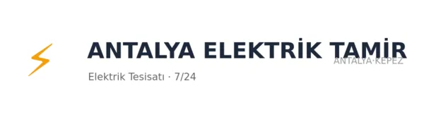 Antalya Elektrik Tamir - Firma logosu