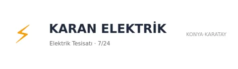 Karan Elektrik profil fotoğrafı