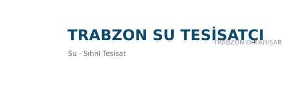 Trabzon Su Tesisatçı - Firma logosu
