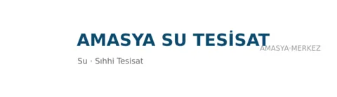 Amasya Su Tesisat profil fotoğrafı