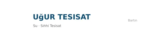 Uğur Tesisat profil fotoğrafı