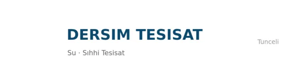 Dersim Tesisat - Firma logosu