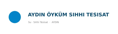Aydın Öyküm Sıhhi Tesisat profil fotoğrafı
