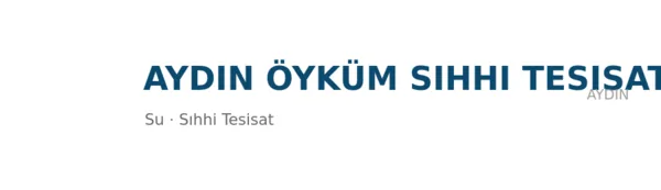 Aydın Öyküm Sıhhi Tesisat - Firma logosu