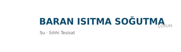 Baran ısıtma soğutma - Firma logosu