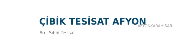 ÇİBİK TESİSAT AFYON - Firma logosu