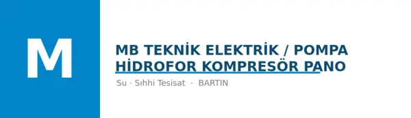 MB TEKNİK ELEKTRİK / POMPA HİDROFOR KOMPRESÖR PANO - Firma logosu
