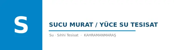 SUCU MURAT / Yüce Su Tesisat - Firma logosu