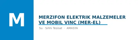 Merzifon Elektrik Malzemeler ve Mobil Vinç (MER-EL) profil fotoğrafı